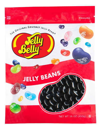 Jelly Belly Gomitas Jelly Beans Sabor A Regaliz - Bolsa Con.
