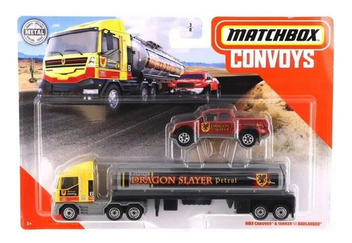 Matchbox Convoys Mbx Cabover & Tanker, Badlander Semi Truck