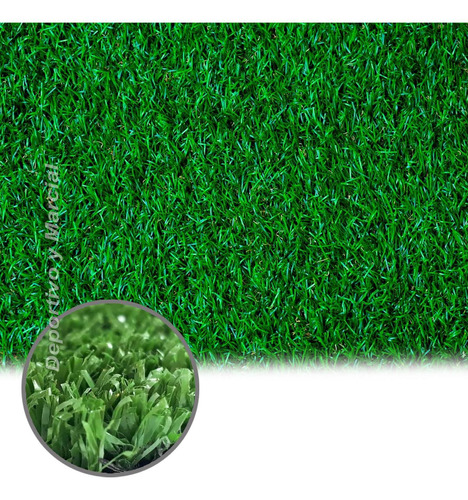 Imagen 1 de 10 de Rollo Cesped Sintetico Pasto Artif 20 Mm 50 M2 9500dtx En3x