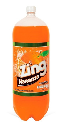 Imagen 2 de 2 de Refresco Zing Sabor Naranja, 3.3 Litros