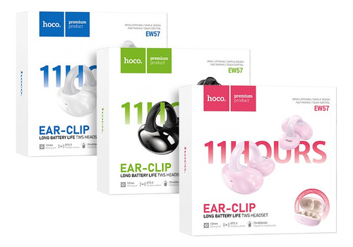 Audífonos Clip Ear Tws Bluetooth 5.3 Inalámbrico Comodo