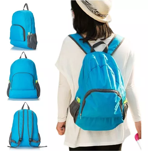 Comprar Mochila para estudiantes de gran capacidad, ligera, plegable, para  hombres y mujeres, unisex, informal, para viajes al aire libre, mochila  escolar