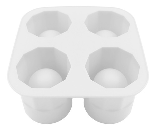 Molde De Agua Cilíndrico N Ice-tray Para 4 Tazas Uniformes C