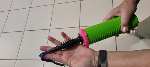 2 Bombas Inflador De Encher Balão Bexigas Profissional Verde MegaToon