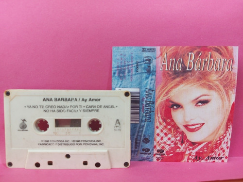 Ana Bárbara - Ay Amor (1996)(kct Orig. Portada Escaneada) 