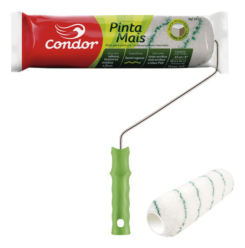 Rodillo Microfibra 23cm Con Mango 2012 Condor  G P