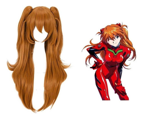 Neon Genesis Evang Eva Asuka Cosplay Peluca