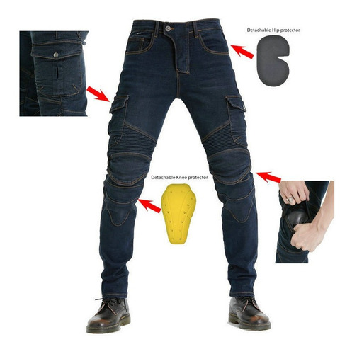 Protecciones Moto Jeans, Moto Pantalones, 5 Modelos