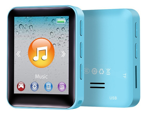 Reproductor Mp3 16gb Metal Radio Musicas Altoparlante F