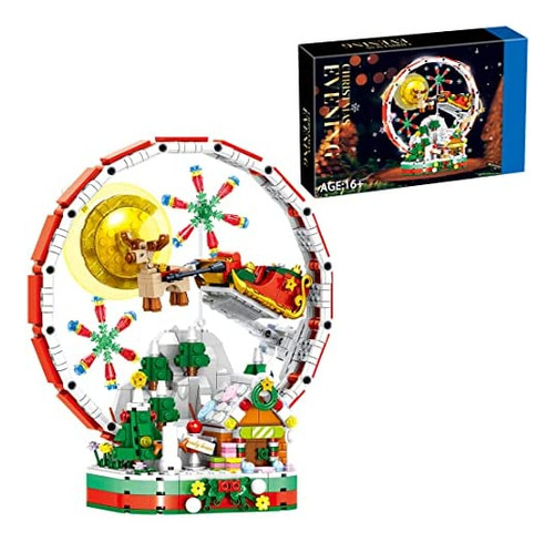 Lingxuinfo 878pcs Noche De Navidad Tema Tema Modelo Bloques