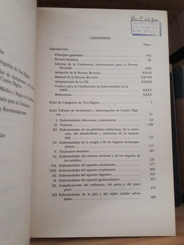 Clasificación Internacional De Enfermedades (2 Tomos) (Usado)