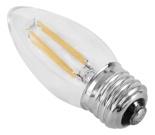 Foco Led Tipo Vela 4w Luz Calida Base E26/27 20pz Mayoreo