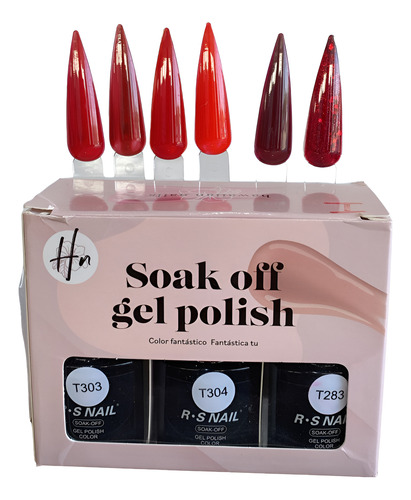 12 Gamas Esmalte En Gel Rs Nails 72 Colores Unicos