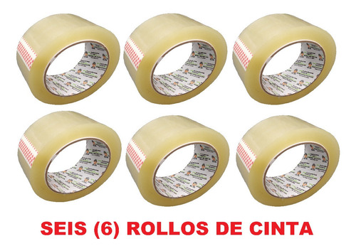 Imagen 3 de 5 de Cinta De Alto Pegante De 48mm X 100m X 6 Unidades