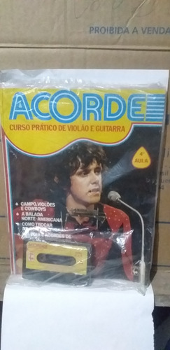 Revista Acorde _ Curso Prático De Violão E Guitarra N 4 F K7