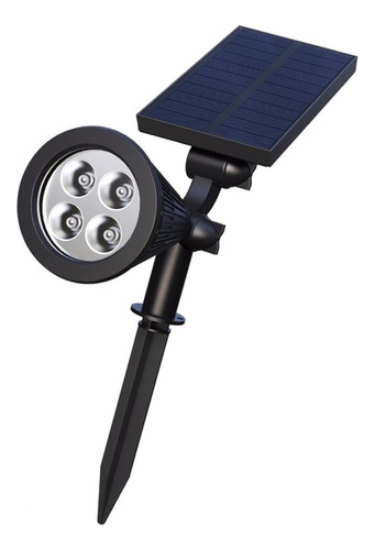 4 Led Lámpara De Jardín Solar Punto De Lámpara Césped