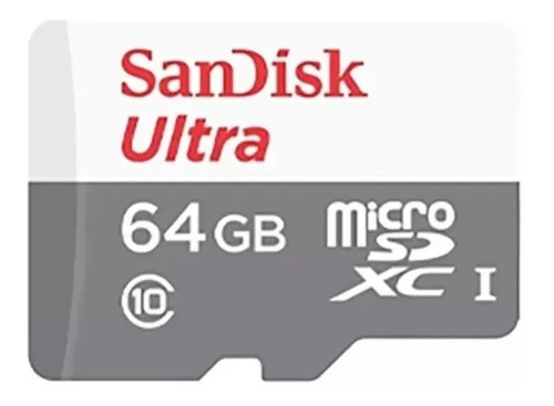 Tarjeta Memoria Micro Sd 64gb 80mb/s Sandisk Clase 10 