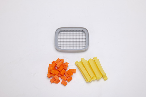 Corta Papa Filoshark Mandolina Verduras Baston Papas Fritas Color Gris