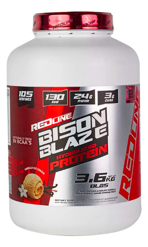 Redline Proteina Hidrolizada Bison Blaze Vainilla 3.6kg