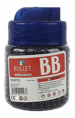 Balines De Plastico 6mm 1000 Piezas Bullet
