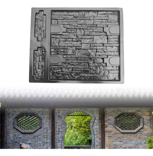 Moldes De Hormigón Para Pared, Molde De Piedra, Plástico Abs
