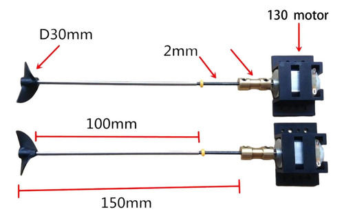 Conjunto De Acionamento De Motor De Barco Rc Diy, Motores