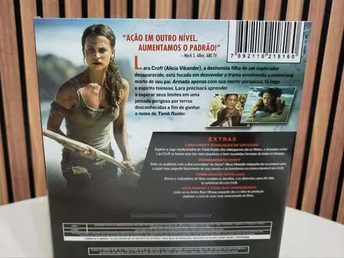 Blu-ray Tomb Raider A Origem 3d 2d ( 2 Discos ) ( Lacrado )