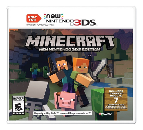 Minecraft   New Nintendo 3ds  Físico Nuevo Sellado