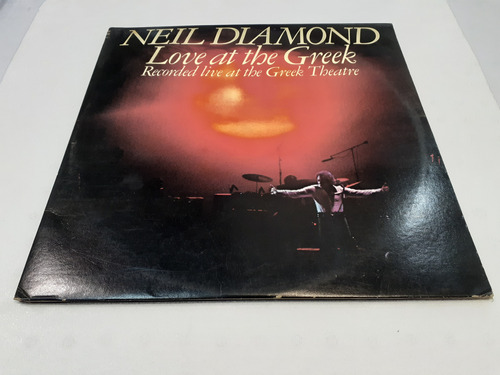 Love At The Greek, Neil Diamond - 2lp Vinilo 1977 Usa Nm