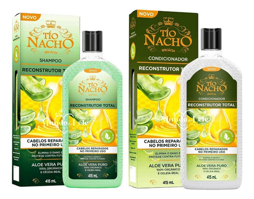 Tio Nacho Shampoo + Condicionador Reconstrutor Total - 415ml