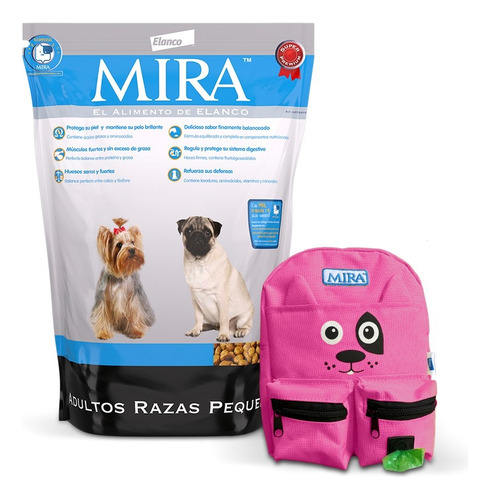 Mira® Adulto Raza Pequeña 7.5 Kg. Alimento Super Premium.