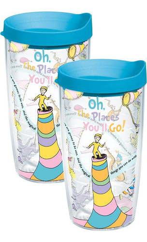 Tervis Made Pulgadas Usa Double Walled Seuss Oh The Place