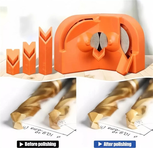 Afilador De Brocas 2-16mm Multiusos Con Disco Reemplazable