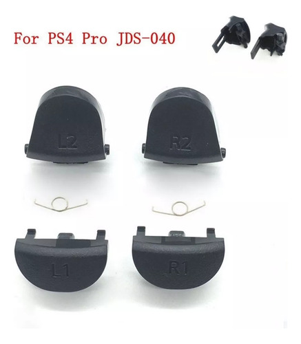 Set De Botones Generico Ps4 Trigger L1 R1 L2 R2 Resortes