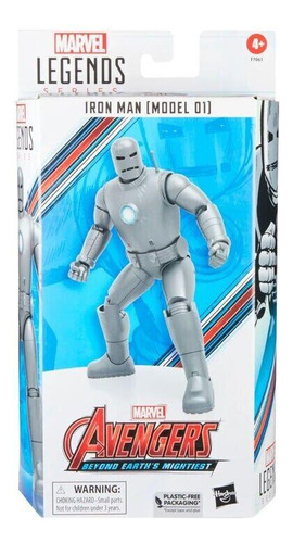 Figura De Acción Iron Man Modelo 01 - 6 ' Serie Marvel