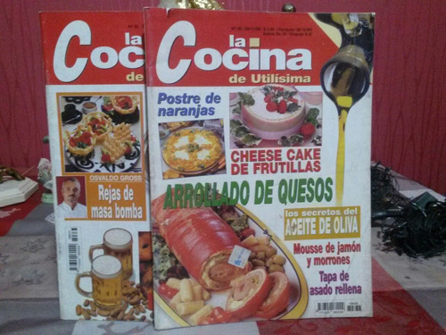 Revistas De Cocina Utilisima 2 Tomos Bs 550.000
