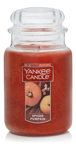 Yankee Candle Com Aroma De Abóbora Temperada, Clássico De 22