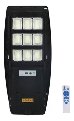 Luminaria Solar Pública Led Sensor De Movimiento 80w 6000k