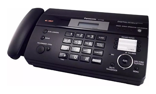Telefono Fax Panasonic Kx-tf988 Negro
