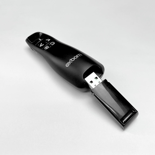 Apresentador Passador De Slides Sem Fio Com Laser 30m Alcanc
