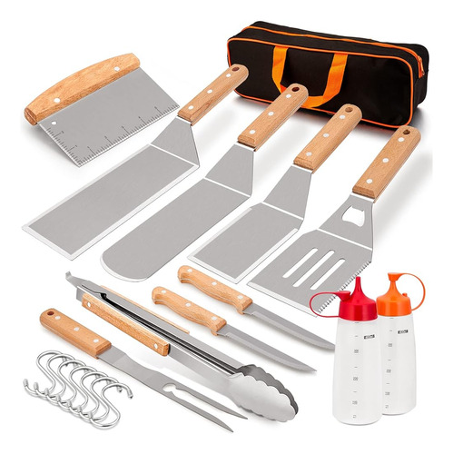 Hasteel Kit De Accesorios De Plancha 14 Pcs, Set De Espátula