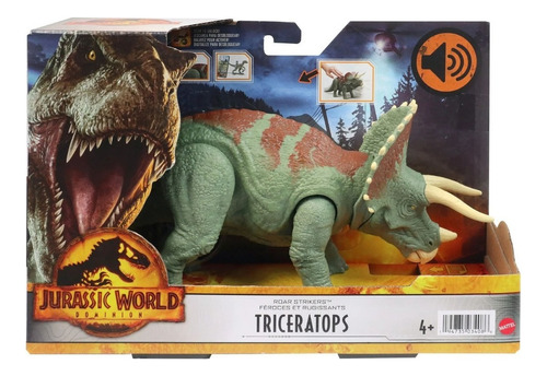 Jurassic World Triceratops Mattel Hdx34 Dinosaurio Sonido 