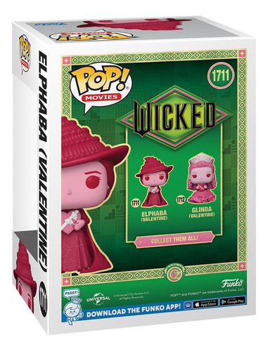 Funko Pop Elphaba (valentine) #1711 Wicked Thropp Cynthia