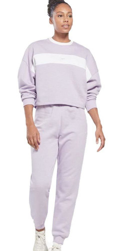 Conjunto Deportivo Reebok Rie Knit Tracksuit Rosa De Mujer