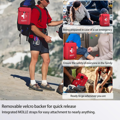 Kit Completo De Primeros Auxilios Con Compartimentos Etiquet