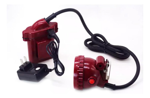 Luz De Minería Led 10w Batería Litio Impermeable Y A Prueba