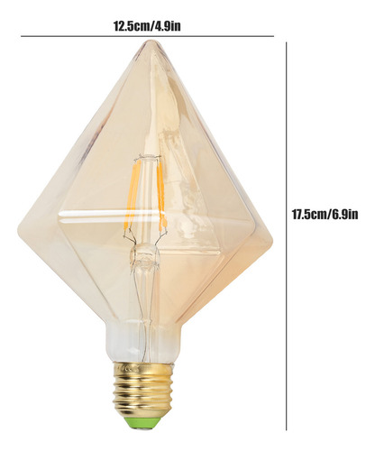For Bonita Bombilla Led De Filamento De Estilo Retro,