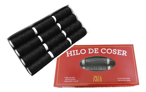 Caja De 12 Unidades De Hilo Poliéster Coser Mercería Costura