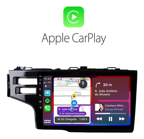 Multimidia Honda Fit 2015-2020 9p Android 14 Carplay 64gb 9p