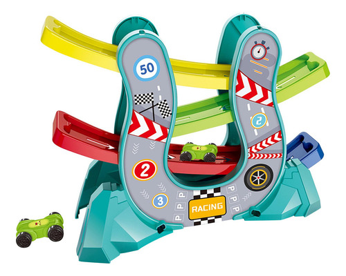 * J Children's Gliding Track Car Toys Early Education Boy's